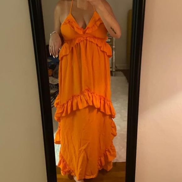 Amazon Green Backless Women Dress - Picture 6 of 7